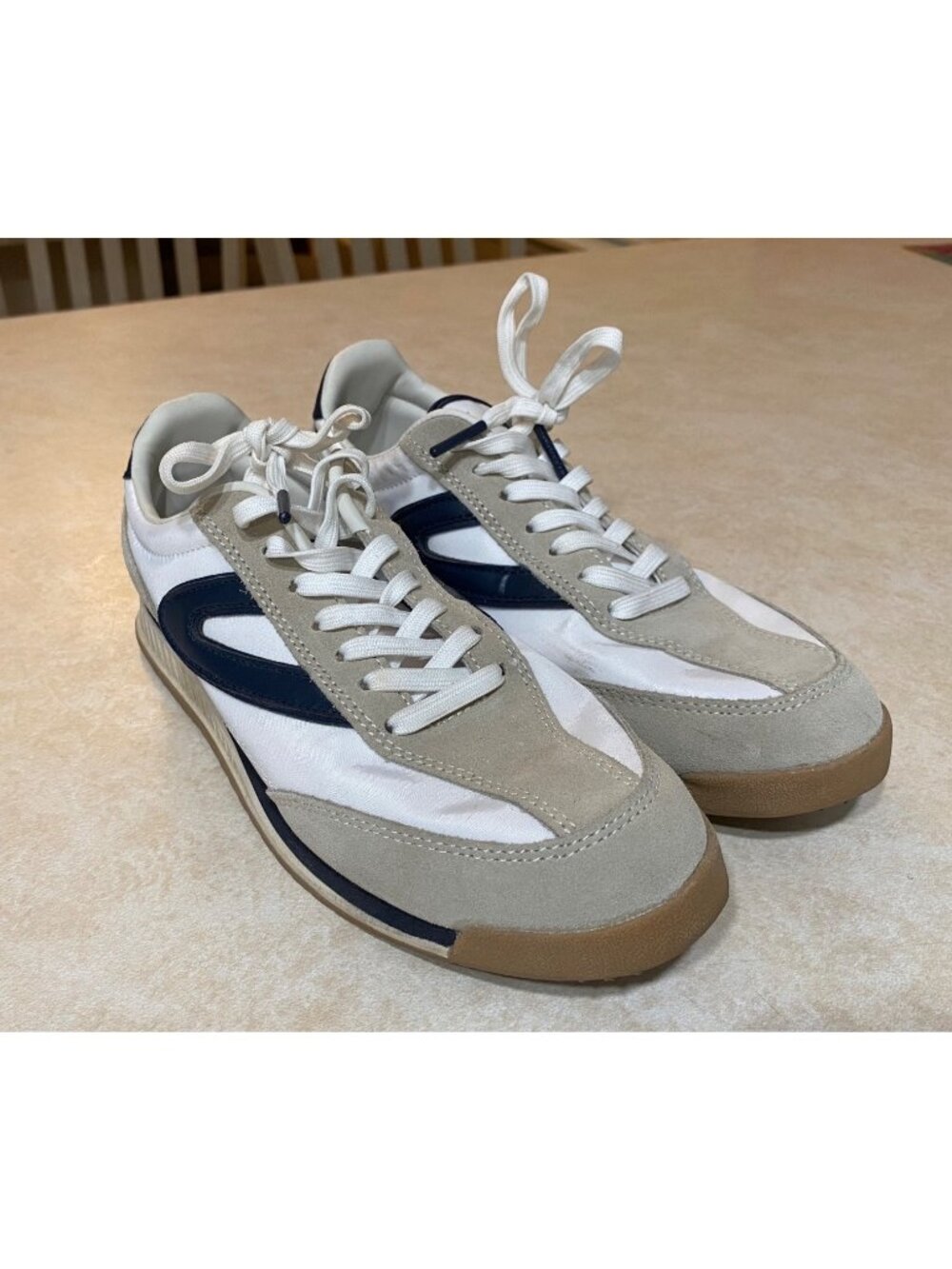 Tretorn Kristine Women Sneakers Size 7.5M Gray/White/Navy Casual Athletic Shoes